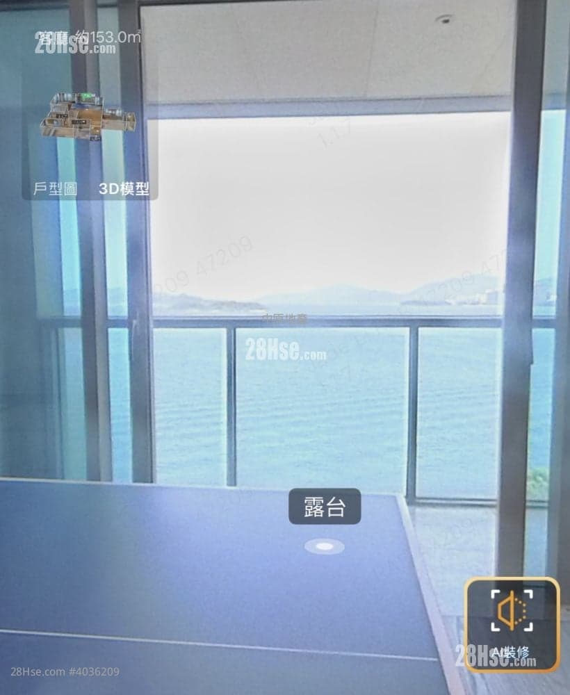 逸瓏灣 前排無敵海景三房套 巨無霸大廳極罕連約放售 Wts查詢