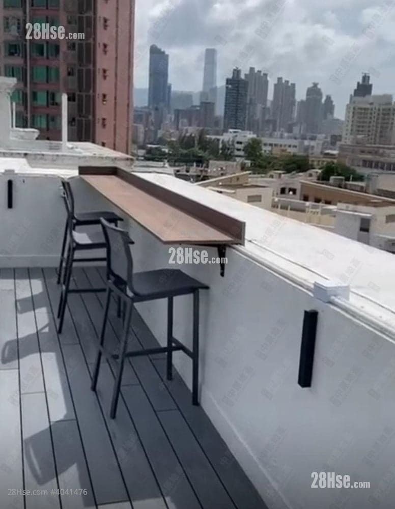 九龍塘低密度 大型屋苑 近地鐵站和大型商場租金回報高 旺中帶靜 連天台515呎