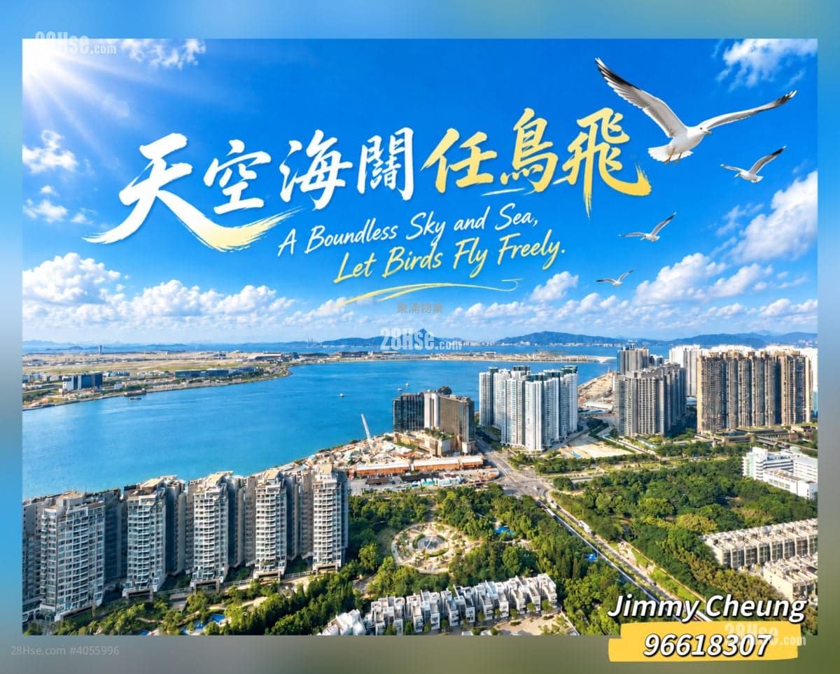 東涌物業(阿占)《藍天海岸》天空海闊任鳥飛!874呎罕有3房套工人房!