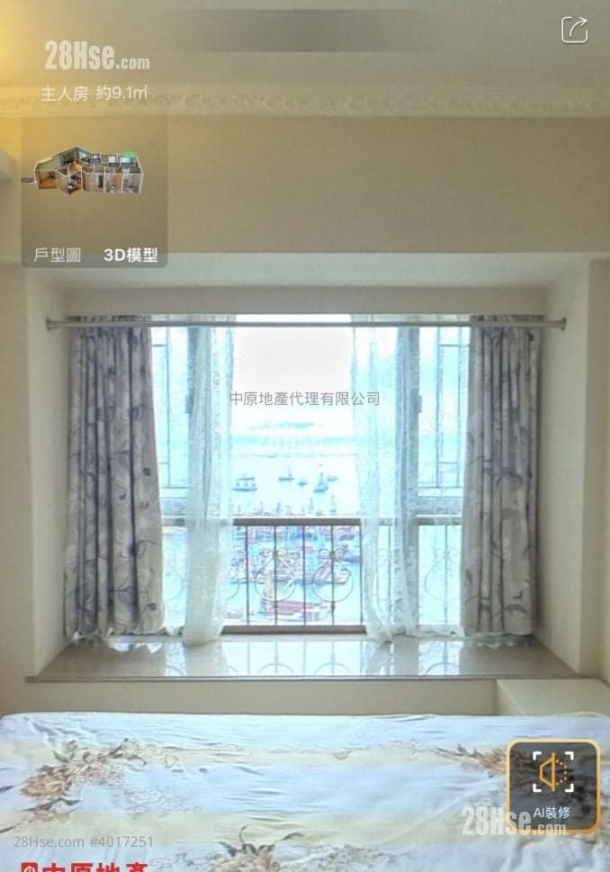 《大廳房間全海景》 三房套連工人房 奧運站地標豪宅