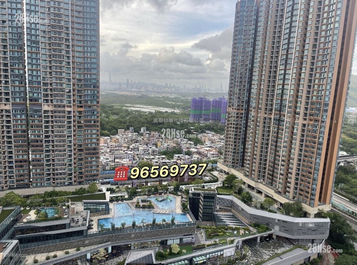【元朗站Yoho Midtown】實盤有匙 4房+工人套,望出壯闊山巒,交通總匯