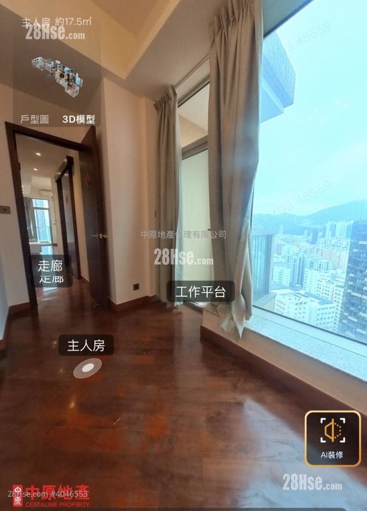《鳳凰樓》《另送特色平台》 極高層開陽市景 三房套連儲物室 只此一間